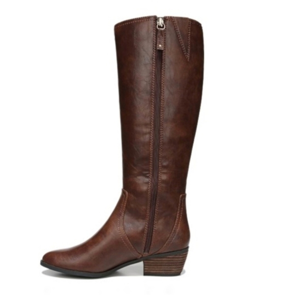 Dr. Scholl's Block Heel Wide Calf Boots Size 11M - Picture 3 of 10